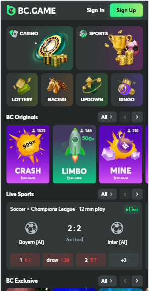 Descubra o Mundo do Entretenimento no BCGame Casino 2 Descubra o Mundo do Entretenimento no BCGame Casino 2